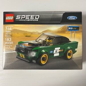 NEW SEALED LEGO Speed Champions 1968 Ford Mustang Fastback (75884) Retired